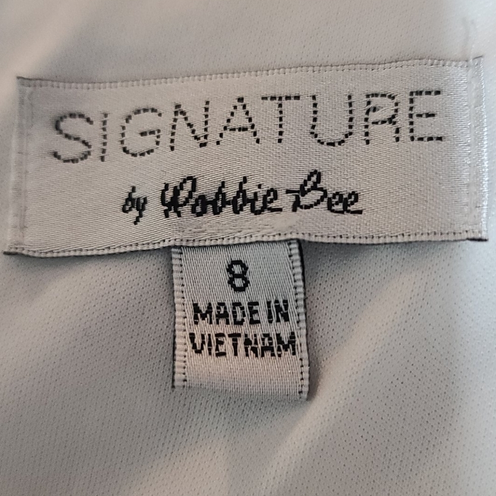 Signature by Robbie Bee cap sleeve dress size 8 - Picture 4 of 8